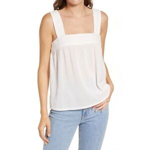 ✨Faherty Ozette Dobby Sleeveless Cotton Sz Small Top✨